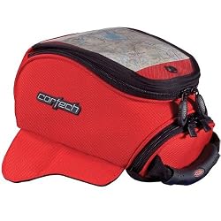 Cortech Super Mini Casual Tank Bags - Magnetic - Red