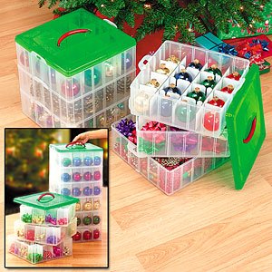 Click for more details on CHRISTMAS ORNAMENT STORAGE BOX