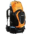ASPENSPORT AB08L04 - Zaino da trekking CONQUEST, 70 litri, colore: Arancione/Nero
