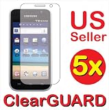 5x Samsung Galaxy S Player Wifi 4 4.0 4.0" Premium Clear LCD Screen Protector Cover Guard Shield Protective Film Kit (5 Pieces)
