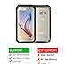 Galaxy S6 Waterproof case, Vcloo 20ft Galaxy S6 Waterproof Case, Dust Proof, Snow Proof, Shock Proof Case, Heavy Duty Protective Carrying Cover Case for Samsung S6 with Touched Screen Protector (Black)