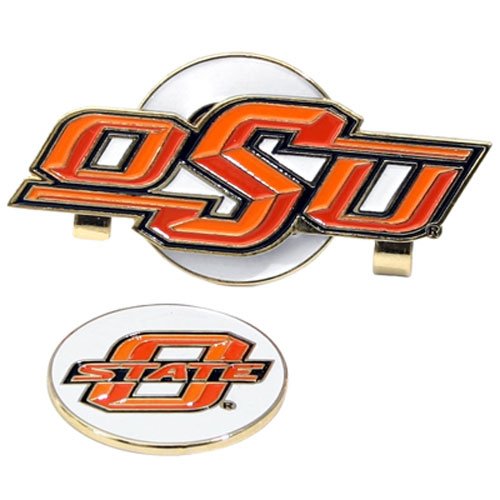 Oklahoma State Cowboys Ncaa Hat Clip W/ Golf Ball Marker