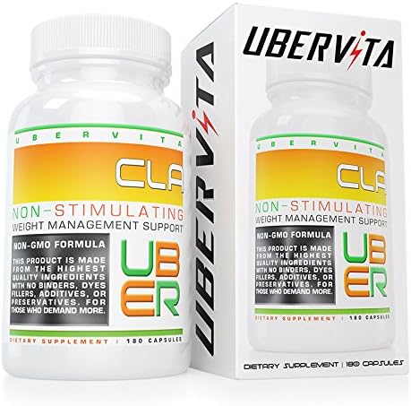 Ubervita CLA Fat Burner 1250 mg with Safflower Seed, 180 Count
