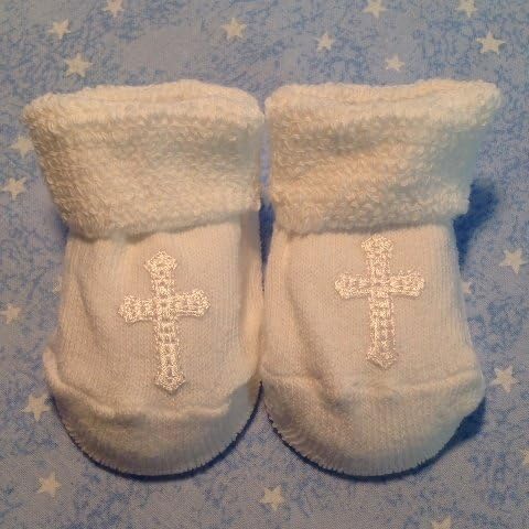 Whispering Angels WA0 09165 07596 0 Lil Cross Booties