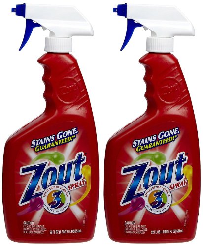 Zout Laundry Stain Remover Spray, 22 oz-2 pack