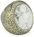Beyond Rings "Castaway Cabochon" White Howlite Statement Ring