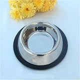 Edelstahl Katzen Napf mit Gummifu� � ca. 11 cm, 3er Setvon "KING"