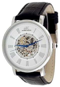 Adee Kaye Men's Mechanical Skeleton Watch Model AK-5019-M7