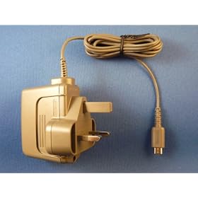 ORIGINAL NINTENDO DS LITE POWER SUPPLY MAINS CHARGER ADAPTOR UK 3 PIN (OFFICIAL)