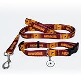 Washington Redskins Pet Accessories Set - Large (6' Leash, Collar, and ID Tag)