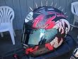 Motorcycle Helmets Streetbike Peel and Stick 3 M Metal Mohawks Helmet Spikes Mohawk Spike 1