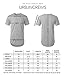 URBANCREWS Mens Hipster Hip Hop Melange Elong Crewneck T-Shirt Charcoal Large