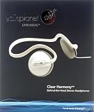 Able Planet Clear Harmony Behind the Head Stereo Headphones - White