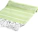 Cacala 100% Turkish Cotton Kitchen Tea Towels, Highly Absorbent Luxury Soft Quick Drying Dish Towel with Hanging Loop for Gym, Yoga, Bath, Sports, Cleaning and Kitchen (23 x 36), Pistachio