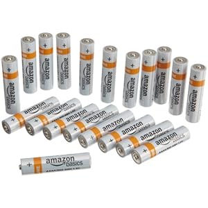 AmazonBasics Alkaline Batteries (Pack of 20)