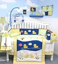 SoHo Quack Quack Ducks Baby Crib Nursery Bedding Set 10 pcs