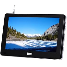 August DA900C TV portatile per auto NCC da 9 pollici Digitale