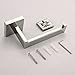Leyden 2 Pieces Wall Mount Chrome Finish Stainless Steel Toilet Roll Paper Holder Bathroom Accessory
