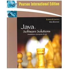 Java Software Solutions: International Version: Foundations of Program Design