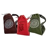 Gaiam Embroidered Yoga Mat Bag - Asian Blossom Print - Green