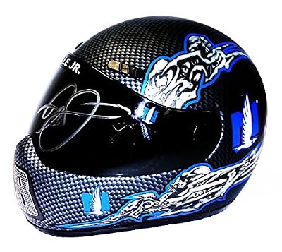 AUTOGRAPHED 2015 Dale Earnhardt Jr. #88 Nationwide Insurance Racing SKULL DESIGN (Hendrick Motorsports) Signed Lionel 1/3 Scale NASCAR Replica Mini Helmet with COA (Limited Edition!)