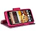 Compatible for ZTE Maven Case/Atrium Z793C / Scend Z791G Case, [Kickstand] PU Leather Wallet Case with ID&Credit Card Slot For ZTE Maven Case, ZTE Atrium Z793C / ZTE Scend Z791G, Hot Pink Cheetah