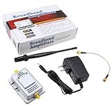 AGPtek 2.4GHz Wi-Fi Wireless LAN Broadband Amplifier Router Power Range Signal Booster with LED Indicator