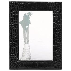 Crocodile 5" x 7" Studio Handcrafted Frame, Genuine Leather