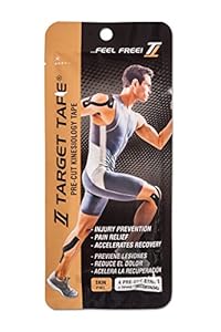 TARGET TAPE Kinesiology Blister Pack 4 Pre-Cut Strips - Skin