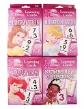 Disney Princess Learning Cards - Set of 4