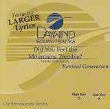 Did You Feel The Mountains Tremble? [Accompaniment/Performance Track]