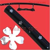 Oren Fully Functional Forged Steel Snowflake Shirasaya Sword with Free Stand by Hanzo Steel Brand