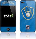 Skinit Milwaukee Brewers - Cooperstown Distressed Vinyl Skin for Apple iPhone 4 / 4S