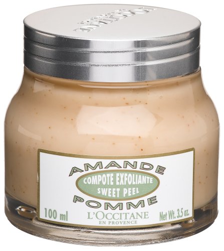 does cider vinegar help you lose weight:L'Occitane Amande & Pomme Compote Exfoliante (Sweet Peel, Almond & Apple), 3.5-Ounce Glass Jar