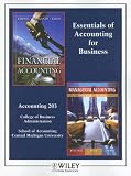 (WCS)Financial Accounting 4th Edition Chatpers 1-9 with Managerial Accounting 3rd Edition Chapters 1, 5 & 9 for CMU