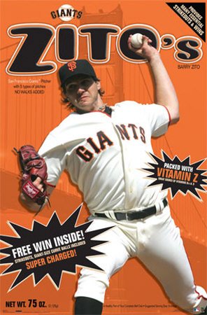San Francisco Giants- Barry Zito Poster Print, 22x34