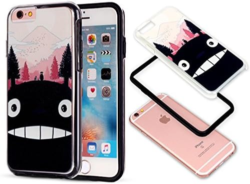 iPhone 6 Cases, iPhone 6S Case,Saxxlistore Embossment Hard PC Back with TPU Bumper Hybrid iPhone 6 Covers Protective 2 in 1 Shockproof Anti-Scratch Combo Cover for iPhone 6/6S 4.7 Inch (Forest Skull)
