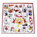 ウッドオーナメントセット 24pcs 15625-XS993