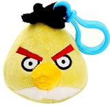 Angry Birds-Angry Birds 3 Inch Mini Plush Clip On Yellow Bird Licensed  Free Shipping