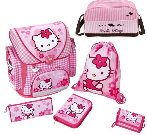 Hello Kitty Schulranzen Set 6tlg