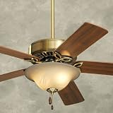 Emerson Fans CF712AB 50 Pro Series Traditional Indoor Antique Brass Ceiling Fan w/ Light & Blades