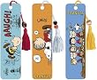 Peanuts - Set of 3 - Collectible Beaded Bookmarks