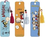 Peanuts - Set of 3 - Collectible Beaded Bookmarks