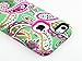 ULAK iPhone 5C Case, Soft TPU Skin and Hard Inner Shell Solid PC Back,Anti Scratch,Dust Plug,Hybrid Dual Layer Cover,for iPhone 5C [Paisley Flower+Rose Red PC]