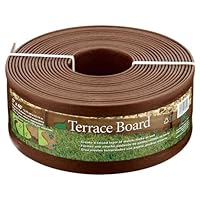 Master Mark Plastics 95340 Terrace Board 5-Inch-by-40-Foot Landscape Edging Coil, Brown