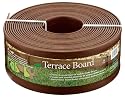 Master Mark 95340 Plastics Terrace Board Brown Landscape Edging 5-Inch by 40-Foot Coil