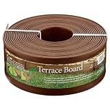 Master Mark 95340 Plastics Terrace Board Brown Landscape Edging 5-Inch by 40-Foot Coil