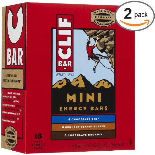 Clif Bar Mini Energy Bar, Variety Pack (Chocolate Chip, Chocolate