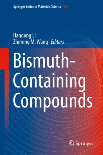 Bismuth-Containing Compounds: 186 (Springer Series in Materials Science)