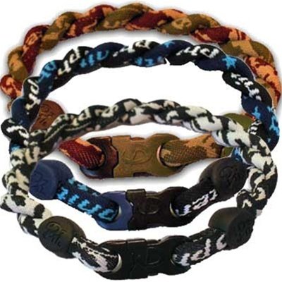 Phiten Titanium Tornado Bracelets – Black & Blue